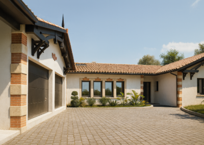 Plan maison contemporaine de plain-pied à Saint-André-de-Seignanx