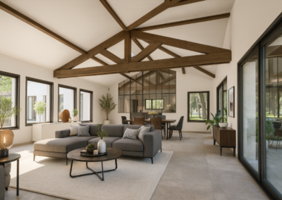 Plan maison contemporaine de plain-pied à Saint-André-de-Seignanx