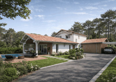 Maison contemporaine à étage à Capbreton