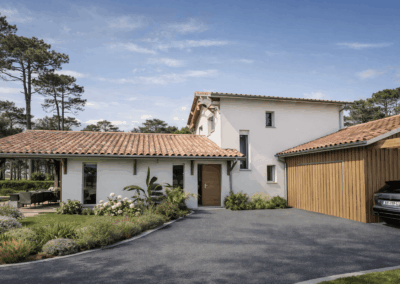 Plan maison contemporaine à étage à Capbreton