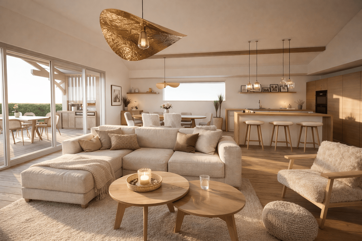 Plan maison contemporaine à étage à Capbreton