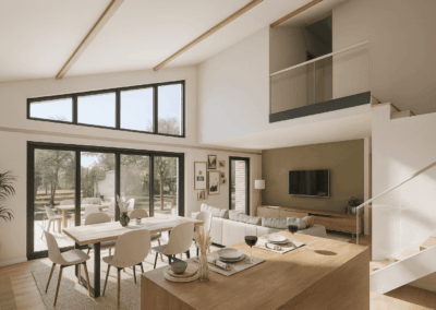 Plan maison néo-basque à étage à Villefranque